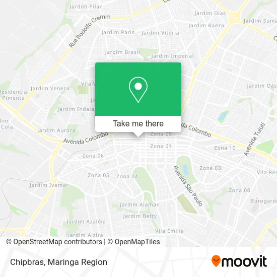 Chipbras map