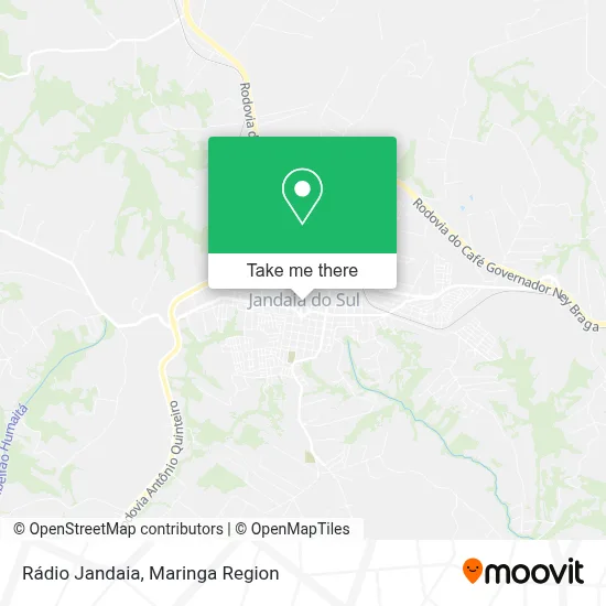 Rádio Jandaia map
