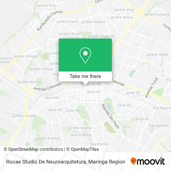 Rocae Studio De Neuroarquitetura map