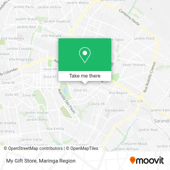 My Gift Store map