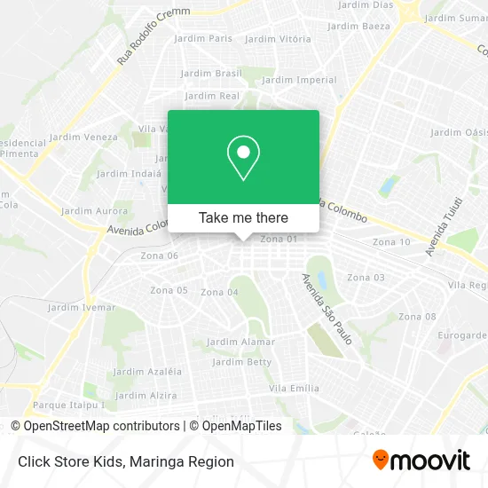Click Store Kids map