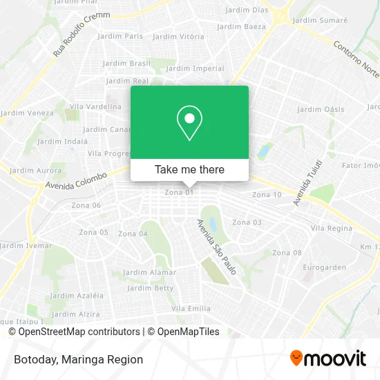 Botoday map