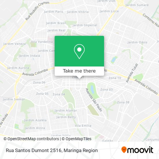 Rua Santos Dumont 2516 map