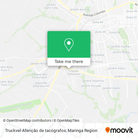 Truckvel-Aferição de tacógrafos map