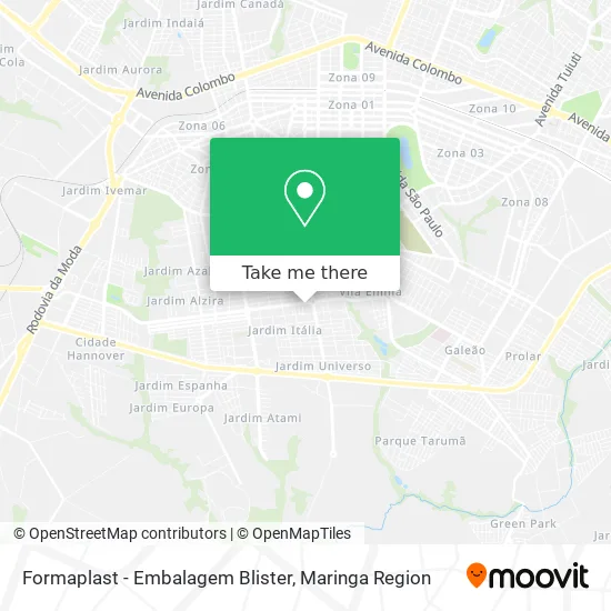 Formaplast - Embalagem Blister map
