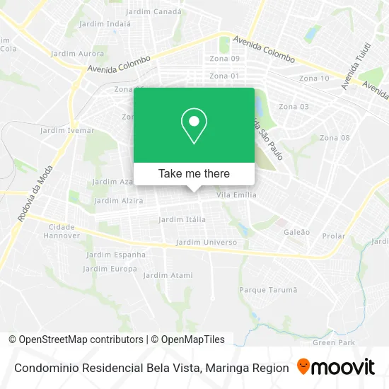 Condominio Residencial Bela Vista map