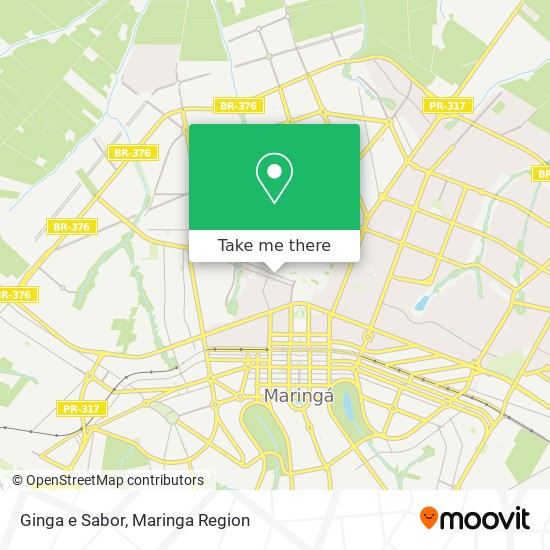 Ginga e Sabor map