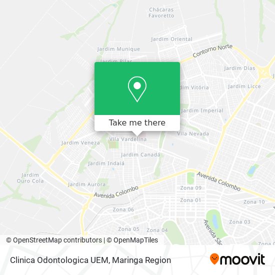 Clinica Odontologica UEM map