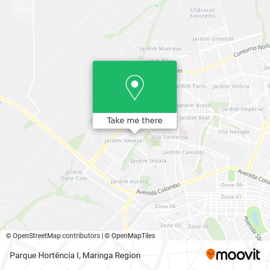 Parque Hortência I map