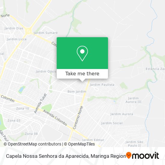 Capela Nossa Senhora da Aparecida map