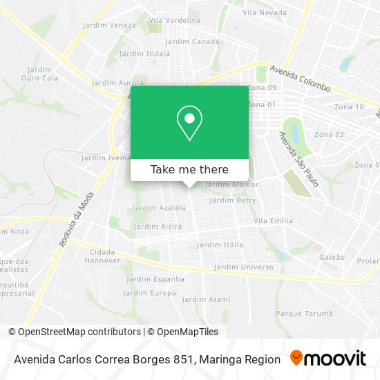 Mapa Avenida Carlos Correa Borges 851