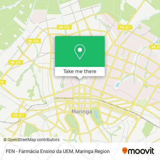 Mapa FEN - Farmácia Ensino da UEM