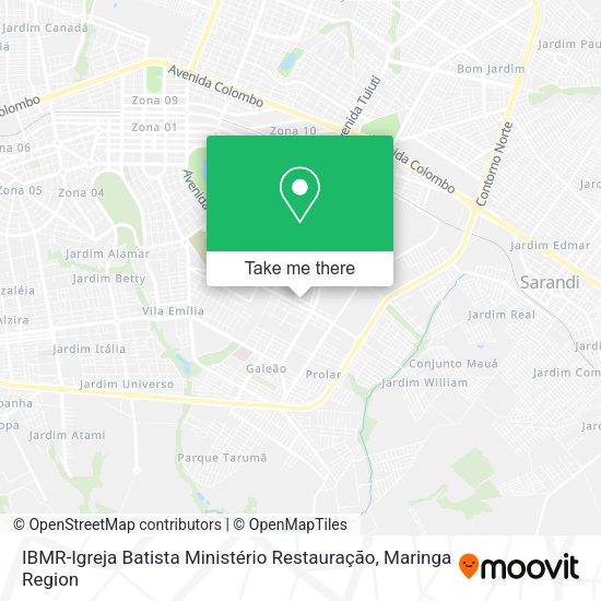 IBMR-Igreja Batista Ministério Restauração map