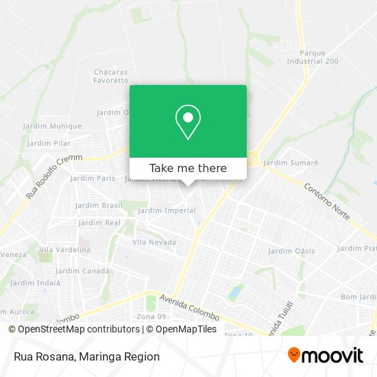 Rua Rosana map