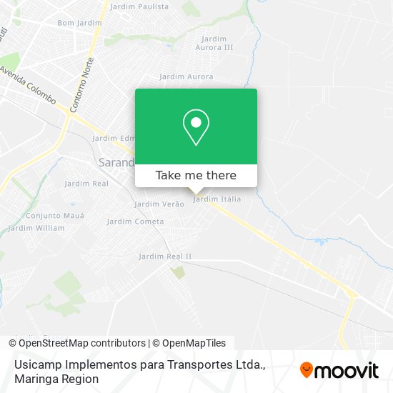 Usicamp Implementos para Transportes Ltda. map