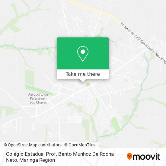 Mapa Colégio Estadual Prof. Bento Munhoz De Rocha Neto
