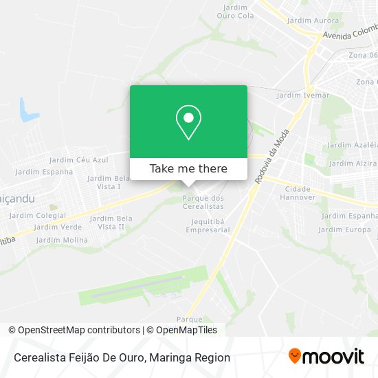Cerealista Feijão De Ouro map