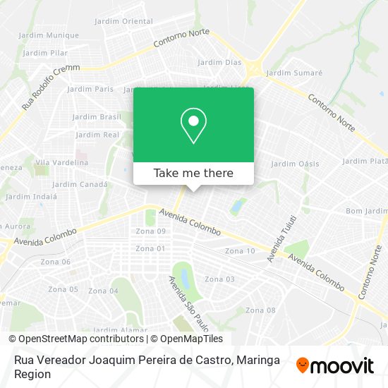 Rua Vereador Joaquim Pereira de Castro map
