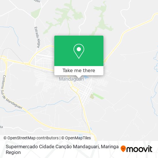 Supermercado Cidade Canção Mandaguari map