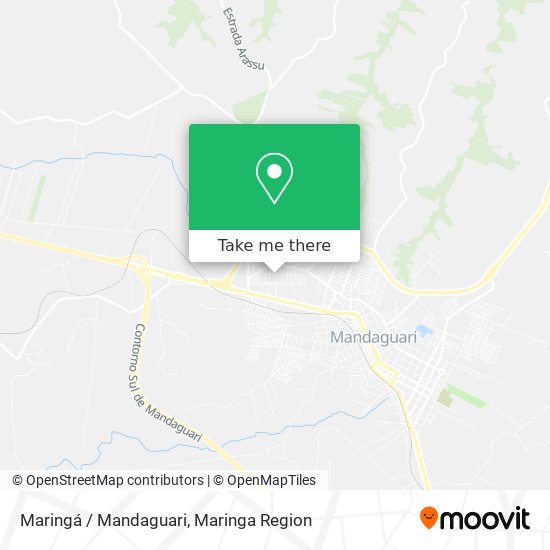 Mapa Maringá / Mandaguari