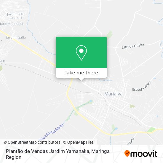 Mapa Plantão de Vendas Jardim Yamanaka