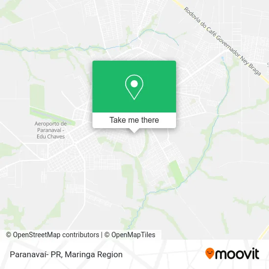 Paranavaí- PR map