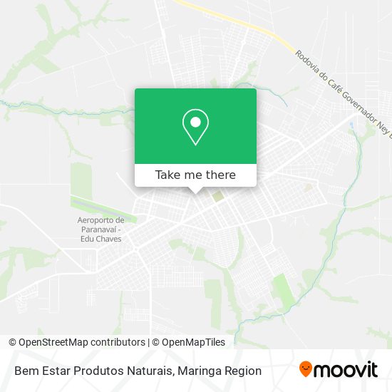 Bem Estar Produtos Naturais map