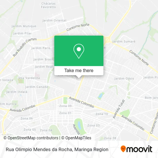 Rua Olímpio Mendes da Rocha map