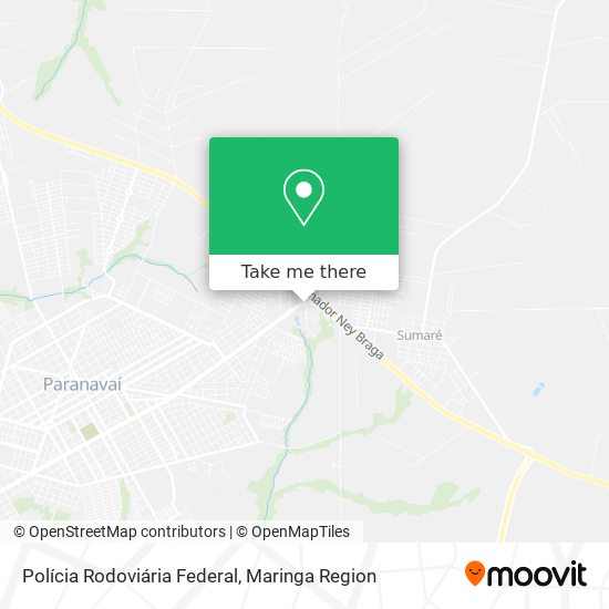 Mapa Polícia Rodoviária Federal