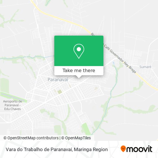How to get to Vara do Trabalho de Paranavaí in Paranavaí by Bus?