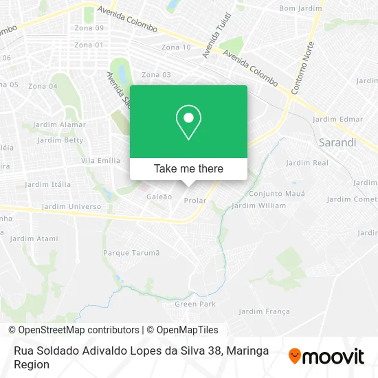 Rua Soldado Adivaldo Lopes da Silva 38 map