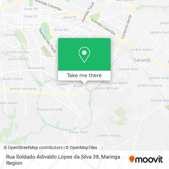 Rua Soldado Adivaldo Lopes da Silva 38 map