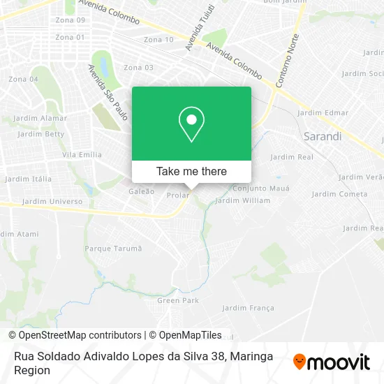 Rua Soldado Adivaldo Lopes da Silva 38 map