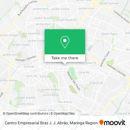 Centro Empresarial Braz J. J. Abrão map
