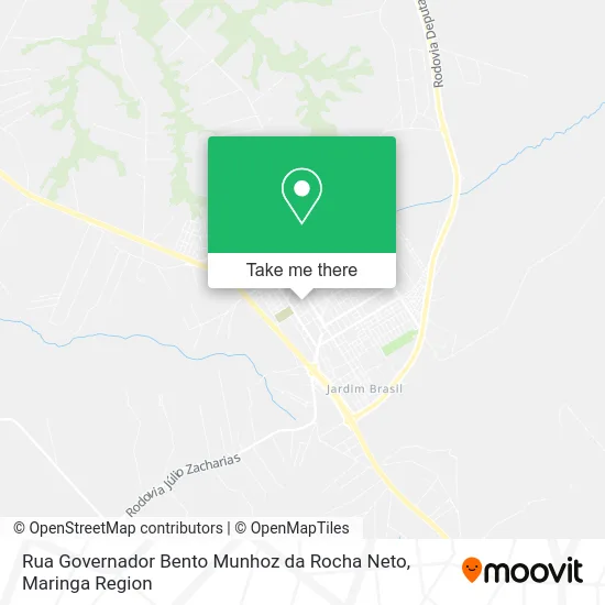 Rua Governador Bento Munhoz da Rocha Neto map