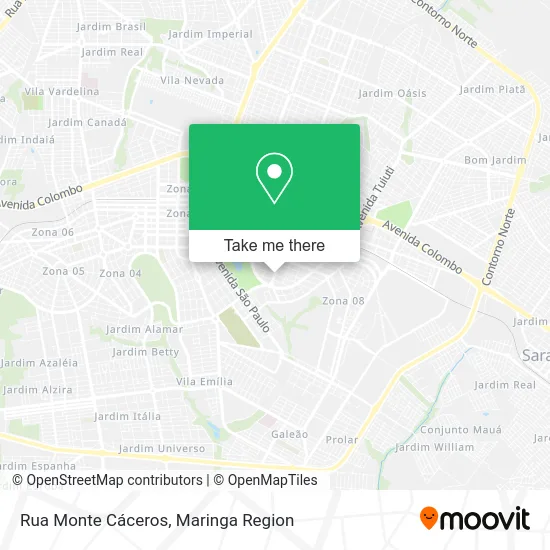 Rua Monte Cáceros map