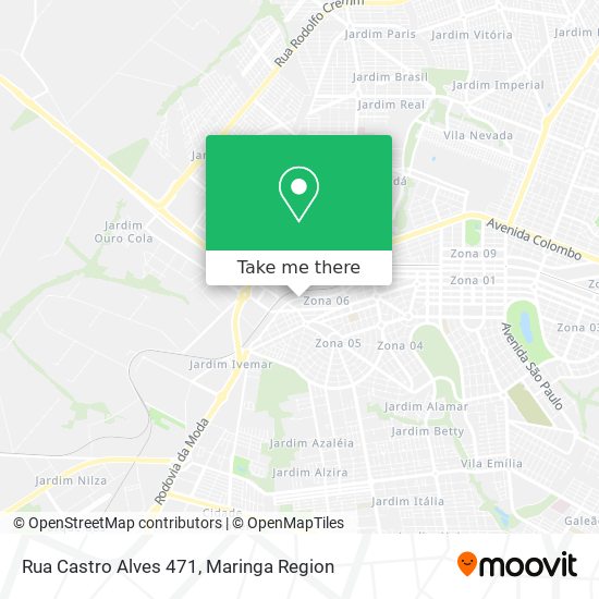 Rua Castro Alves 471 map