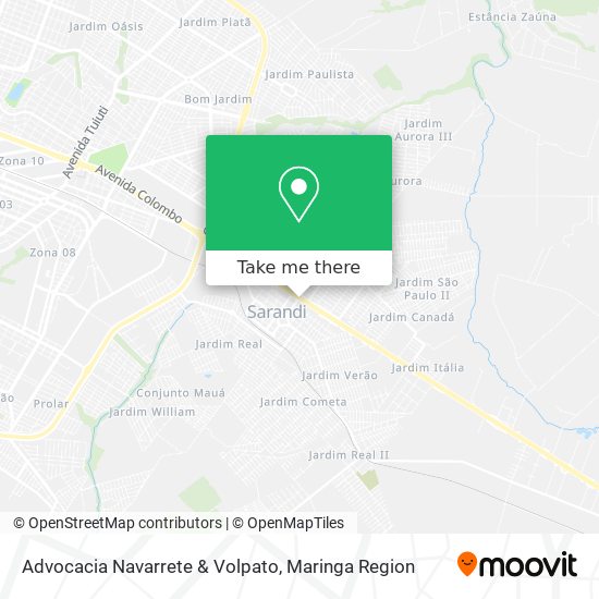 Advocacia Navarrete & Volpato map