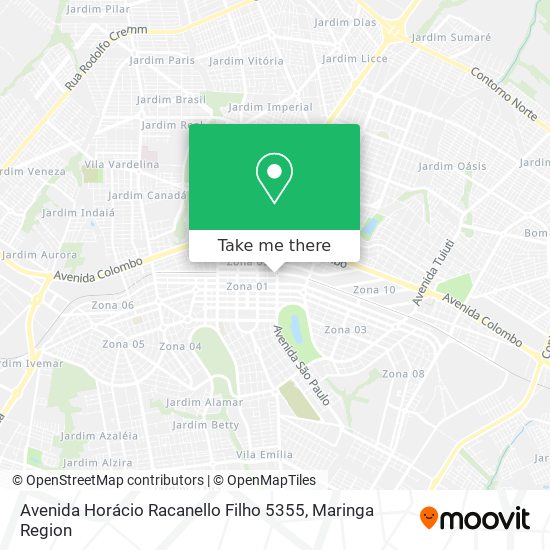 Mapa Avenida Horácio Racanello Filho 5355