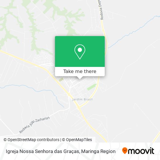 Mapa Igreja Nossa Senhora das Graças