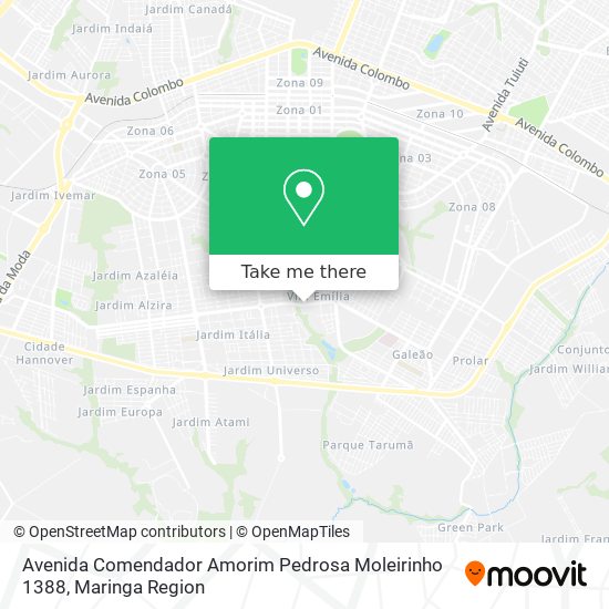 Avenida Comendador Amorim Pedrosa Moleirinho 1388 map