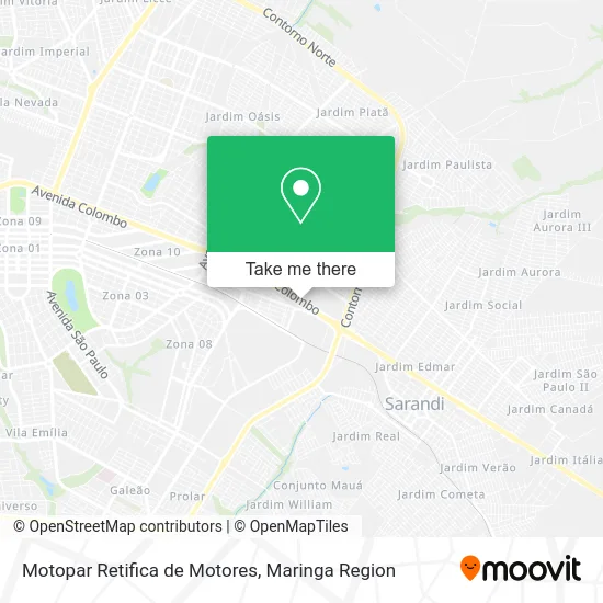 Motopar Retifica de Motores map