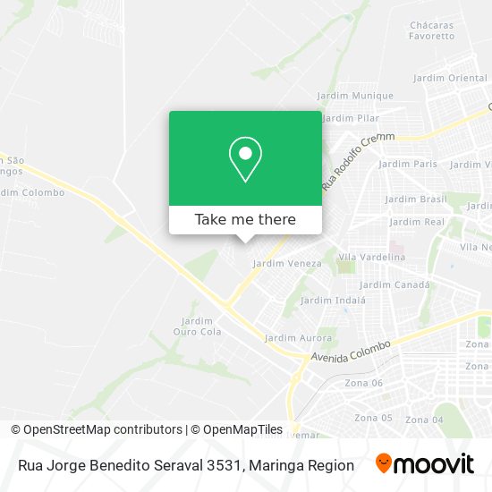 Rua Jorge Benedito Seraval 3531 map