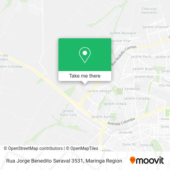 Rua Jorge Benedito Seraval 3531 map