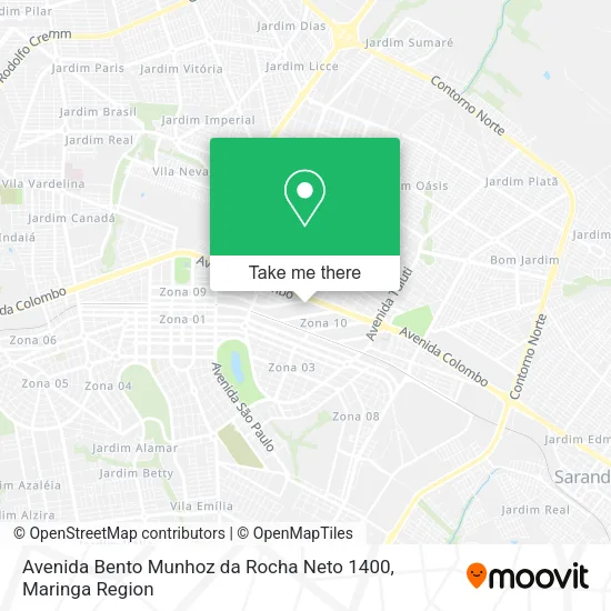 Avenida Bento Munhoz da Rocha Neto 1400 map