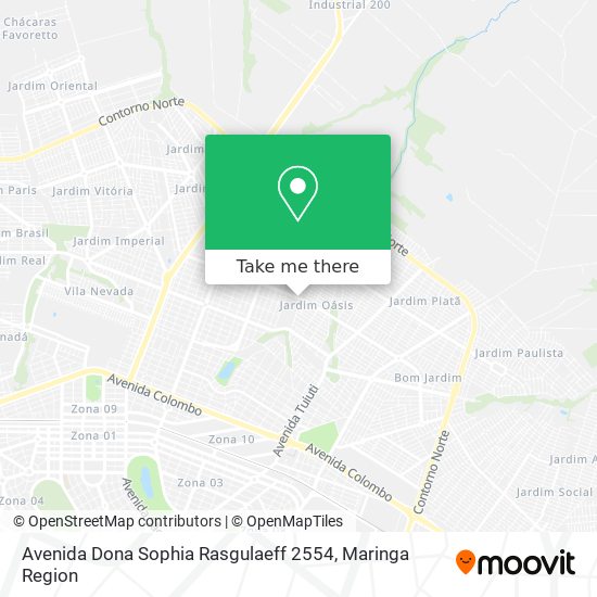 Avenida Dona Sophia Rasgulaeff 2554 map