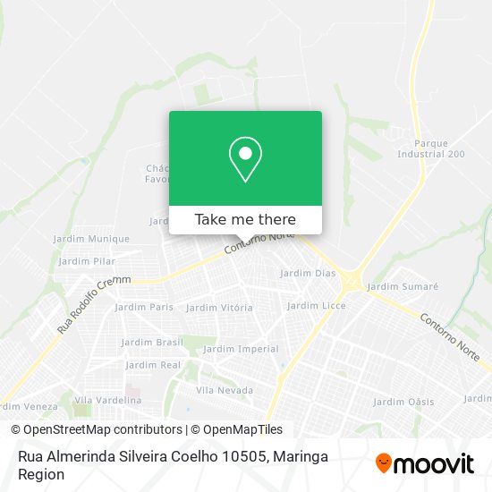 Mapa Rua Almerinda Silveira Coelho 10505