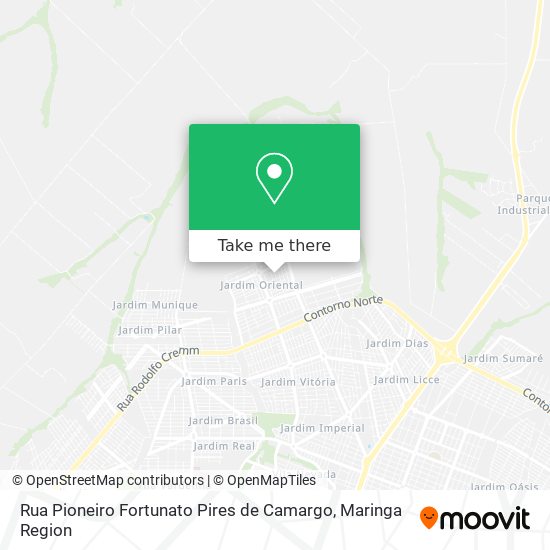 Rua Pioneiro Fortunato Pires de Camargo map