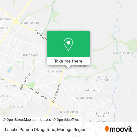 Lanche Parada Obrigatoria map