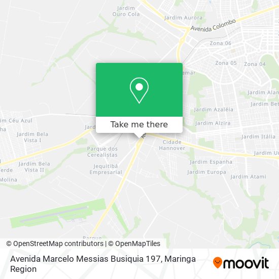 Mapa Avenida Marcelo Messias Busiquia 197